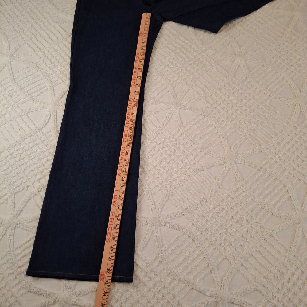 White House Black Market Womens 10 High Rise XHR Sculpt Trouser Blue Jeans NWT - Picture 3 of 10